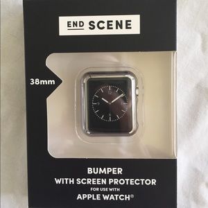 Apple Watch Cover w/ Chrome Bezel - Snap On - NWT - 38mm